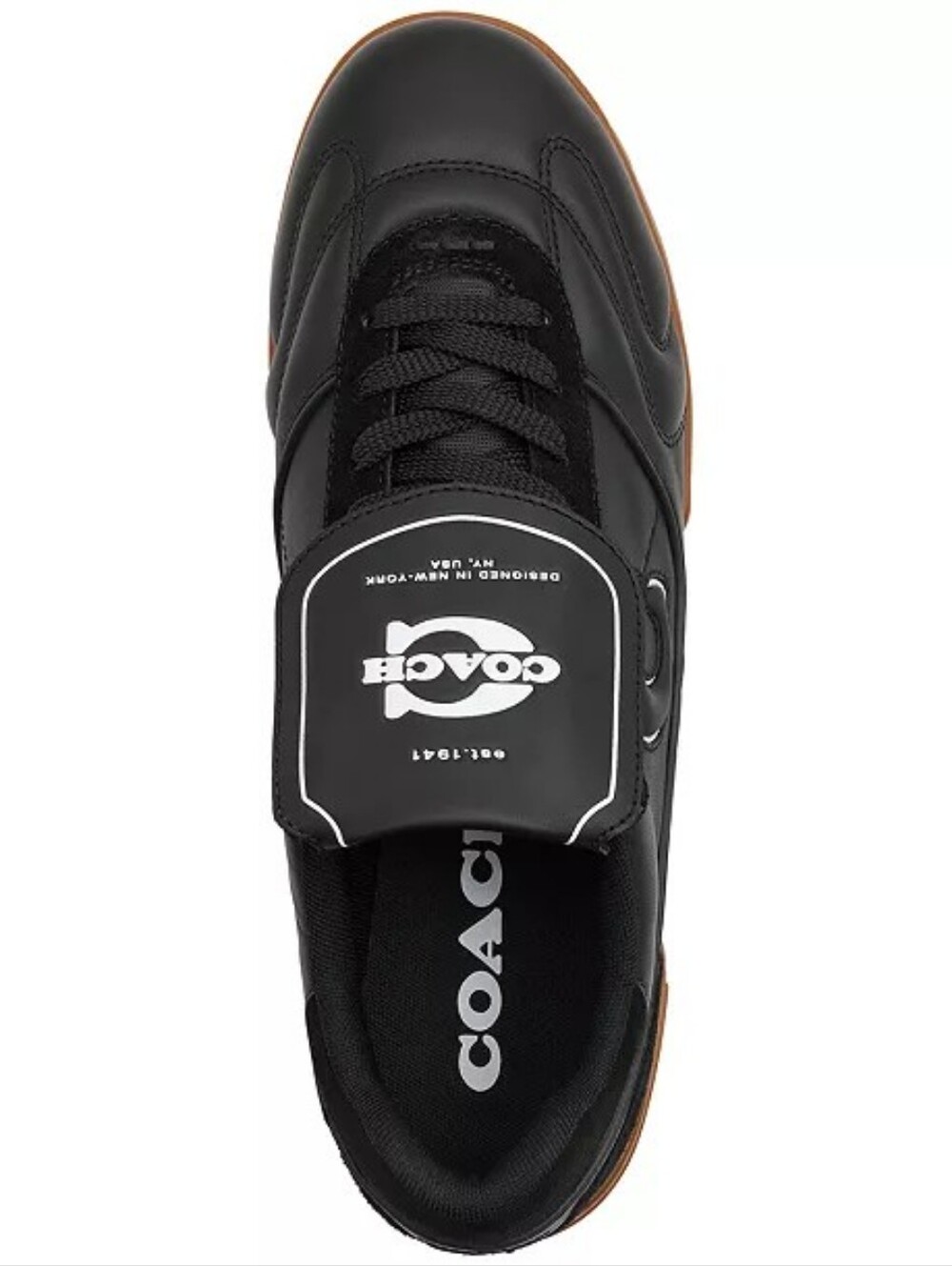 COACH Mens Match Lace Up Sneakers Size 8D - Picture 6 of 9